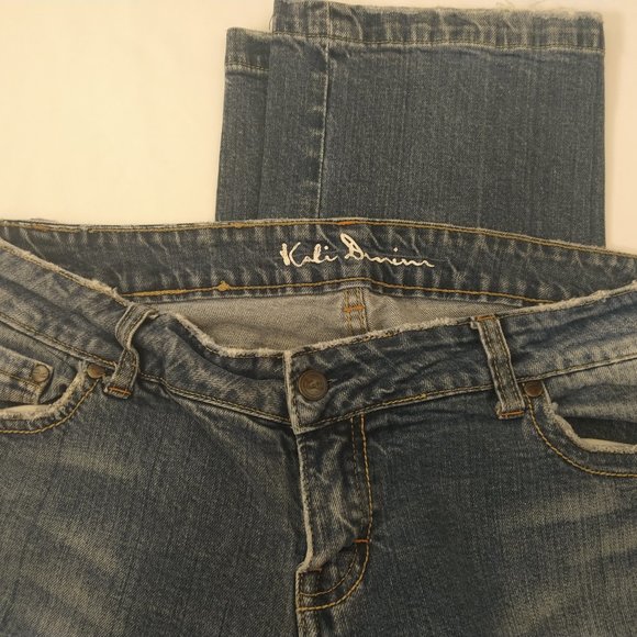 Kali Denim Jeans Med to Light Size 15 Jrs Boot Str - Picture 3 of 11